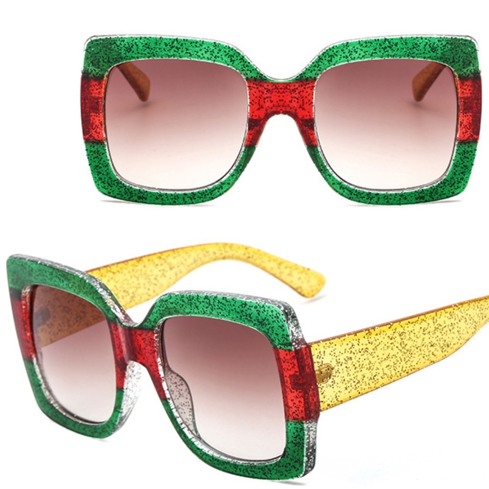Luxe Color Crystal Sunglasses